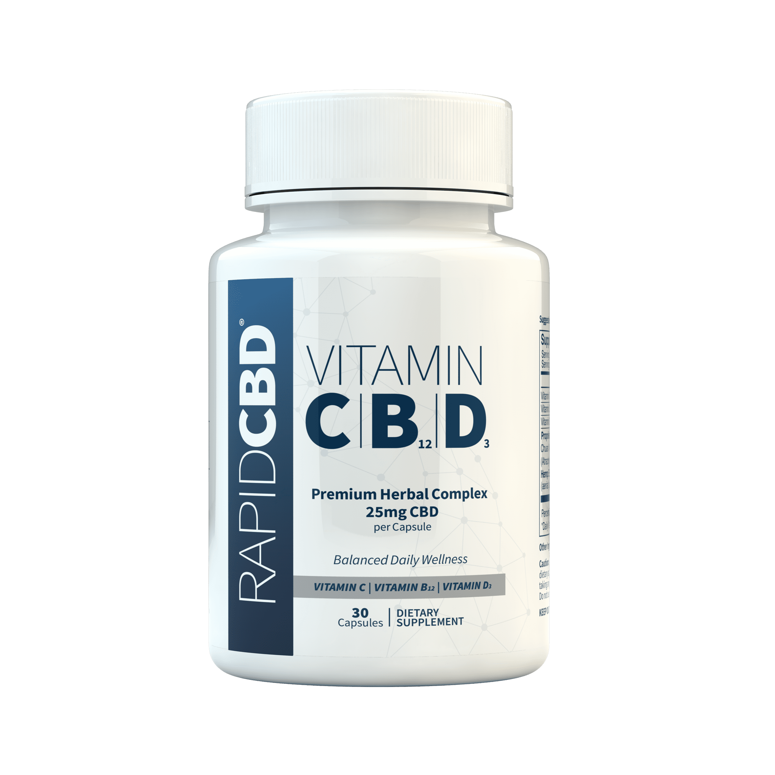 RapidCBD Vitamin C|B12|D3
